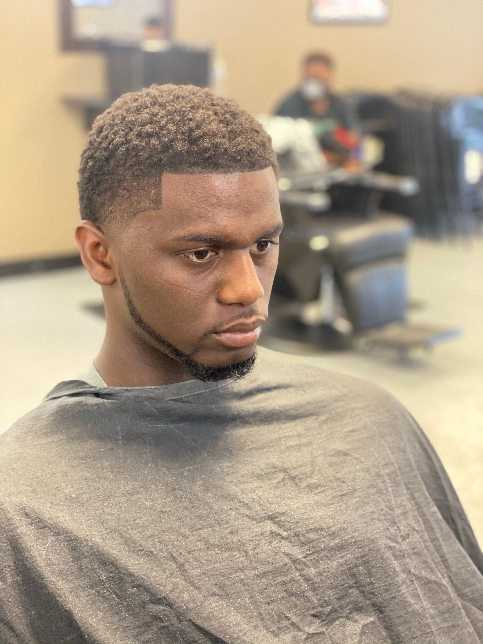 Temp hot sale fade haircut